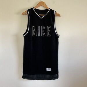 Nike court Serena Williams Design Crew Tennis Jersey Dress DJ1155-010 Sz S Black